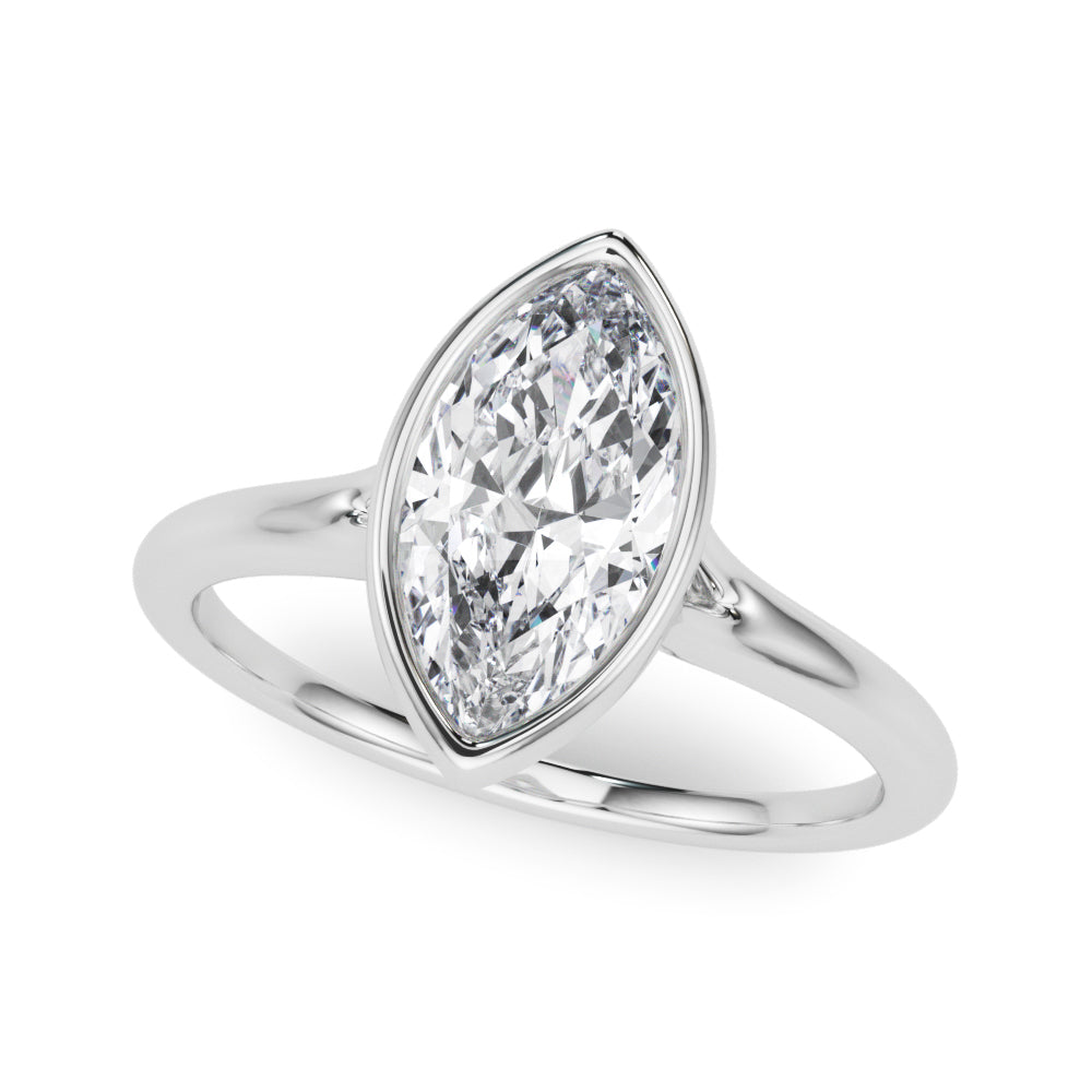 white gold, platinum | shape: marquise