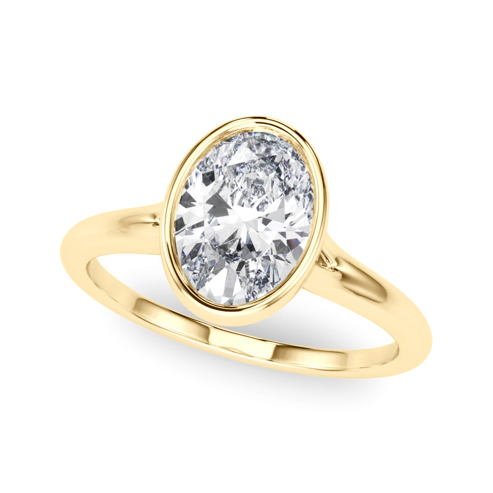 yellow gold | shape: oval