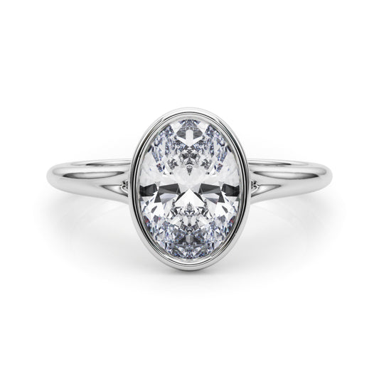 white gold, platinum | shape: oval