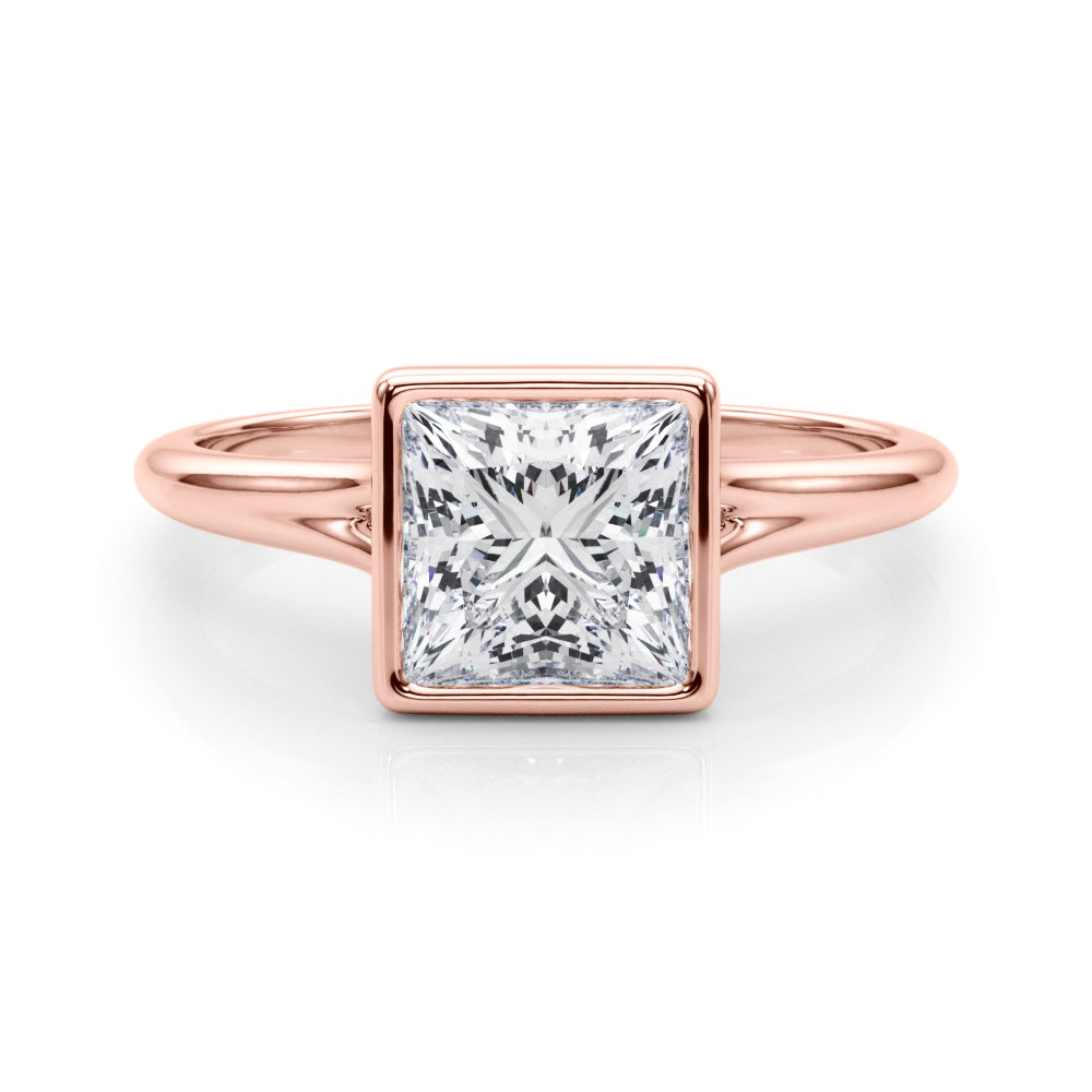 rose gold | shape: princess