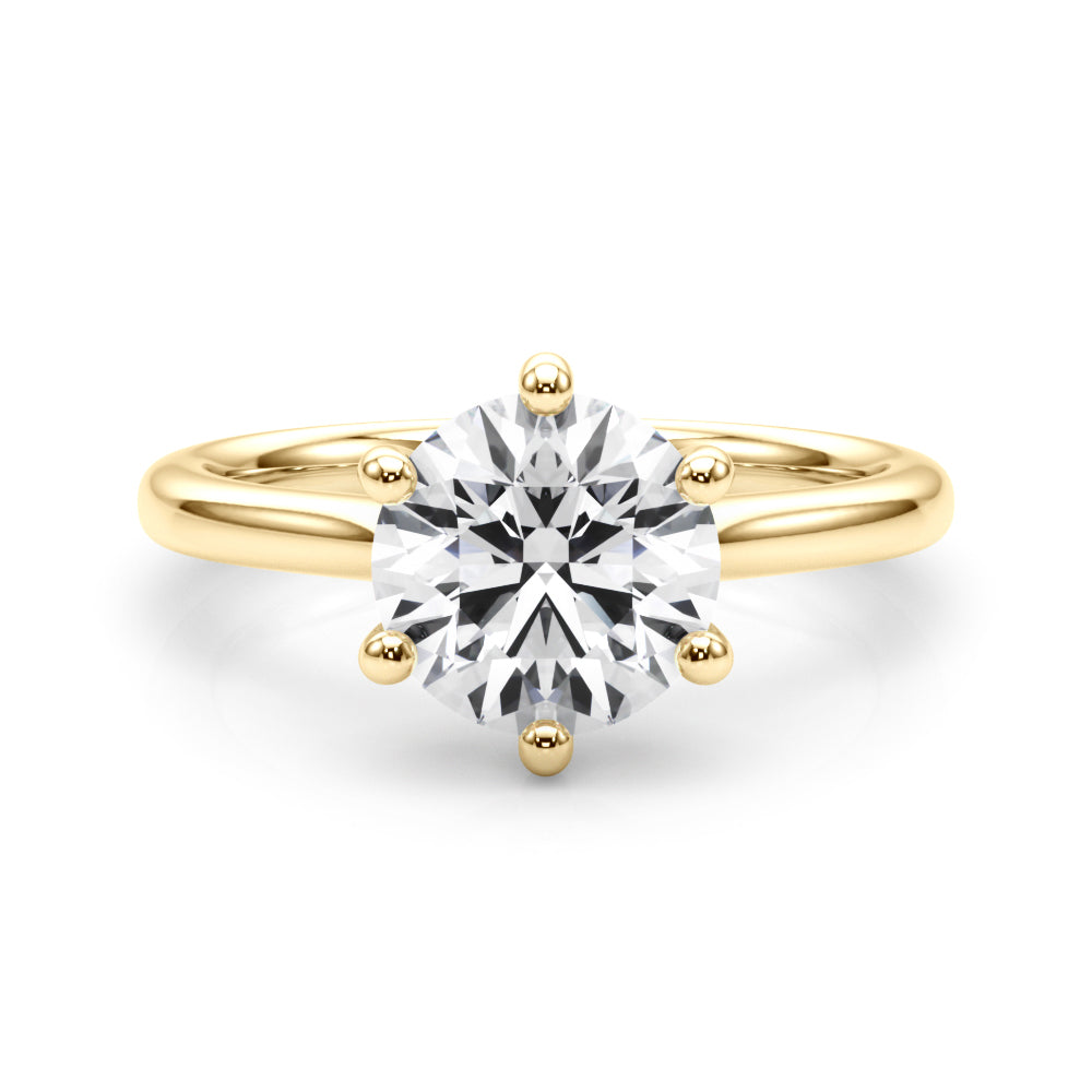 yellow gold | shape: round