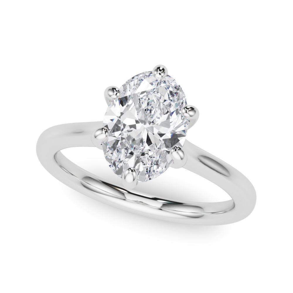 white gold, platinum | shape: oval