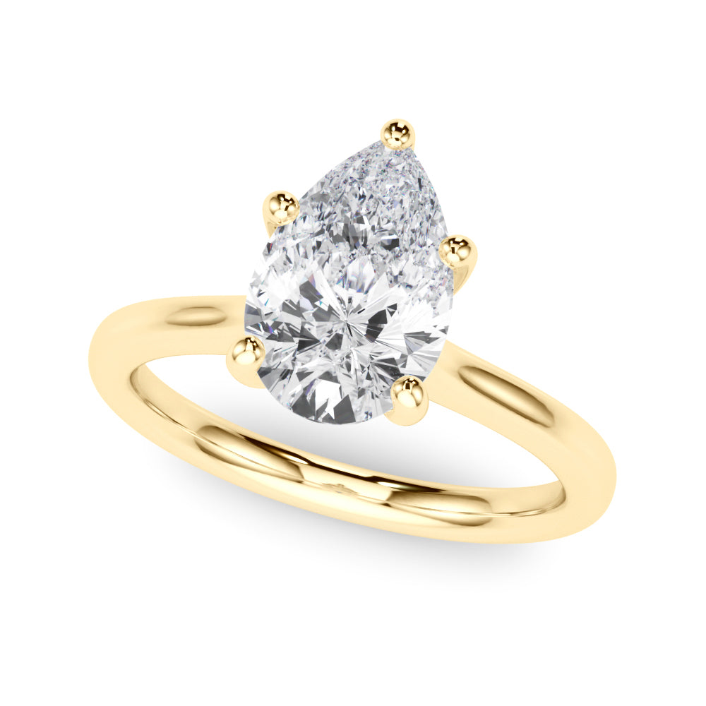 yellow gold | shape: pear