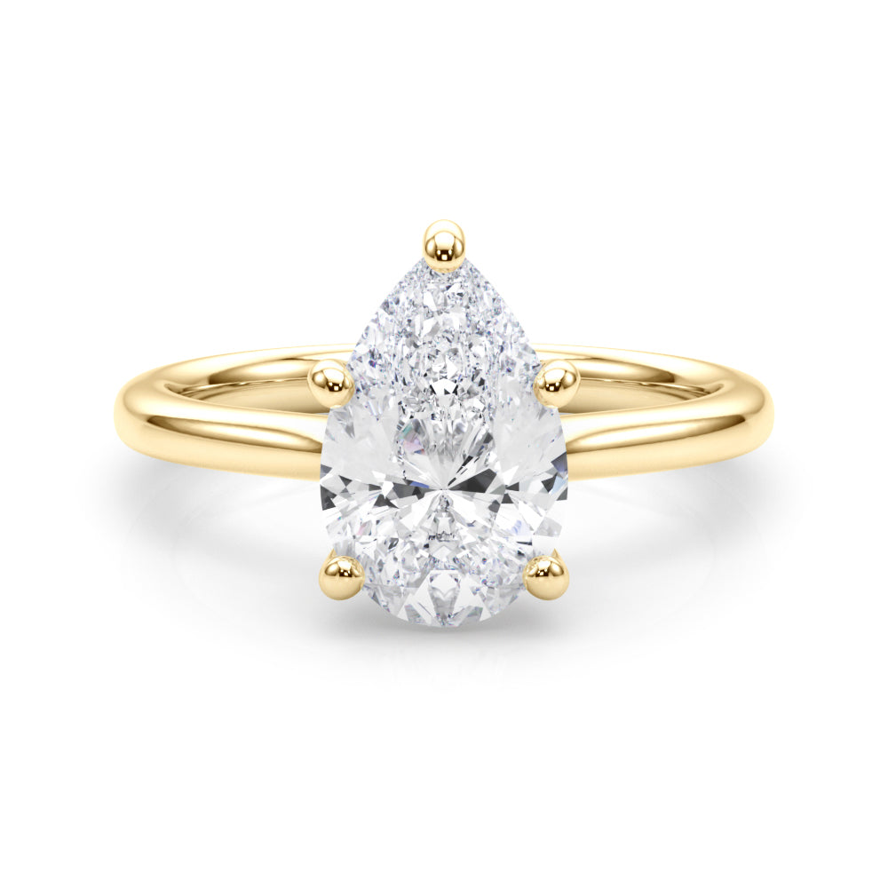 yellow gold | shape: pear