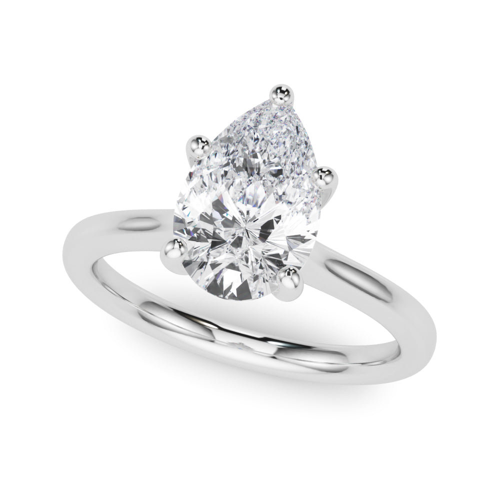 white gold, platinum | shape: pear