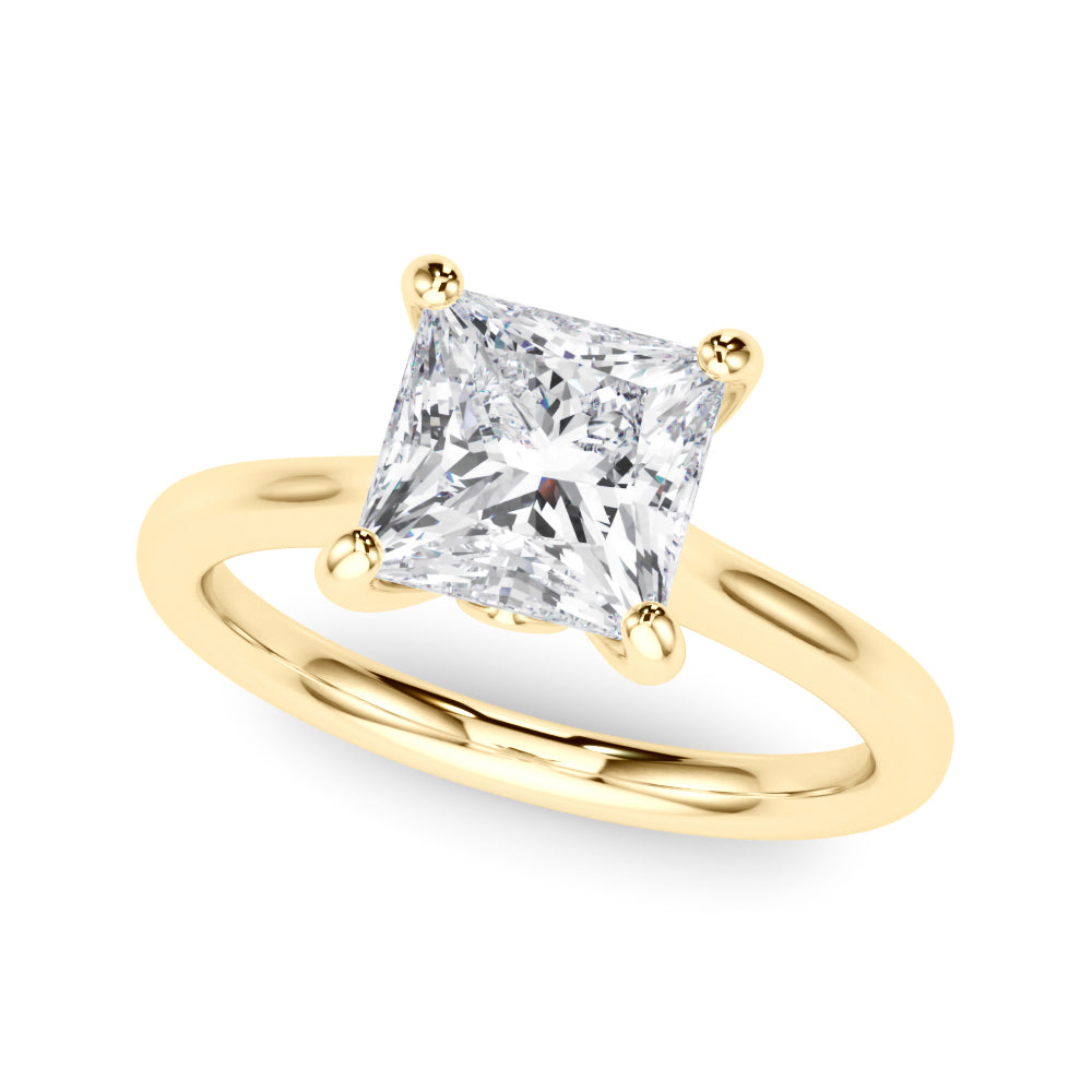 yellow gold | shape: princess