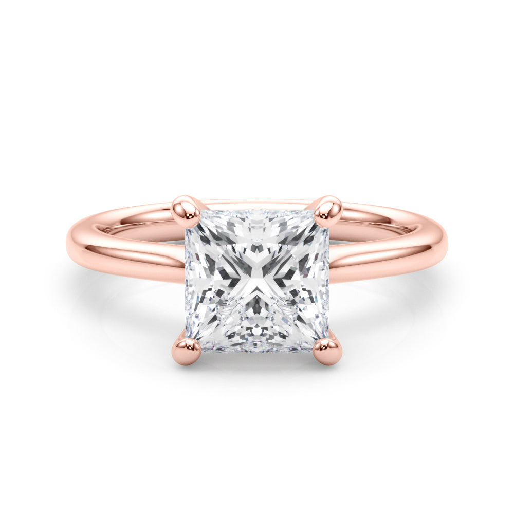 rose gold | shape: princess