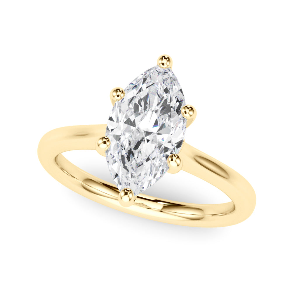 yellow gold | shape: marquise