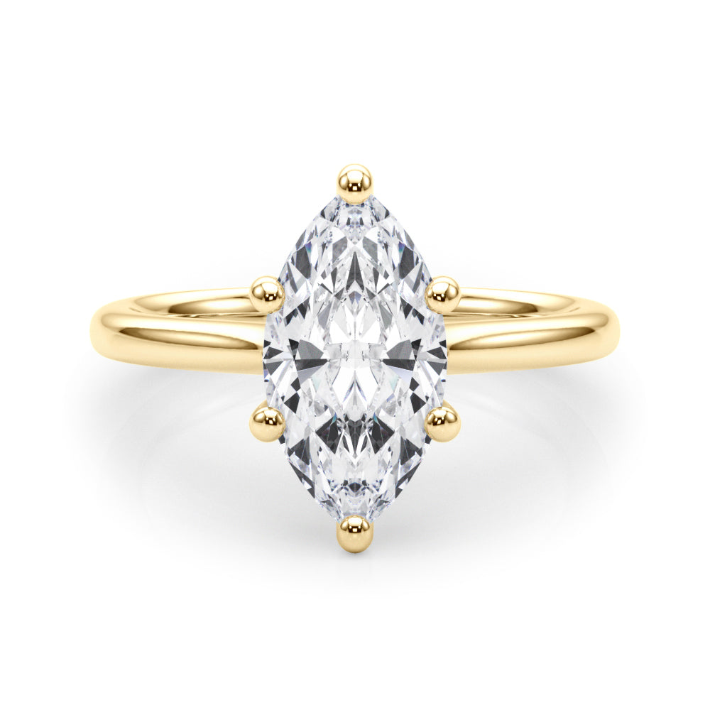 yellow gold | shape: marquise