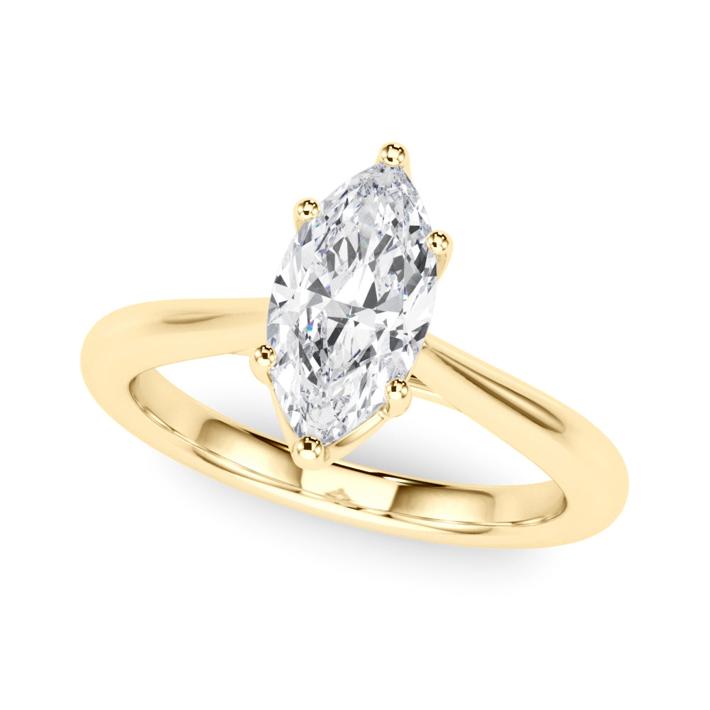 yellow gold | shape: marquise