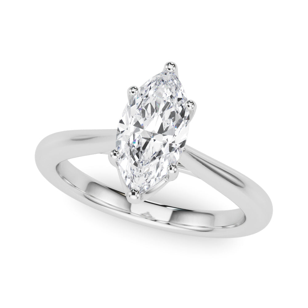 white gold, platinum | shape: marquise
