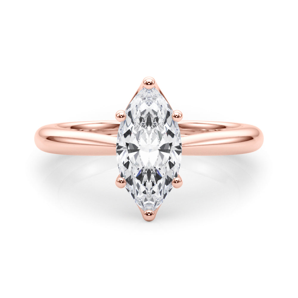 rose gold | shape: marquise