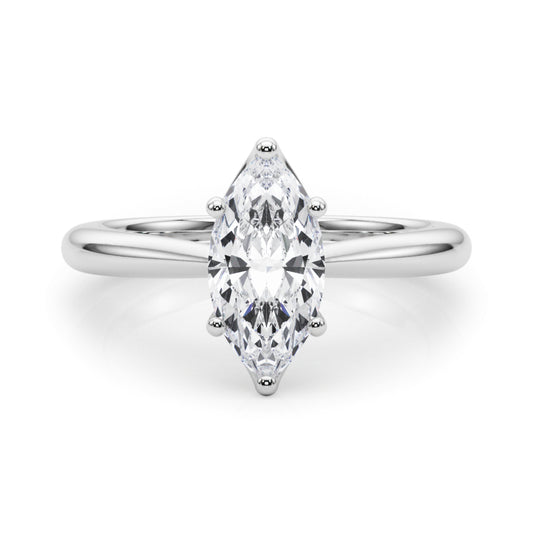 white gold, platinum | shape: marquise
