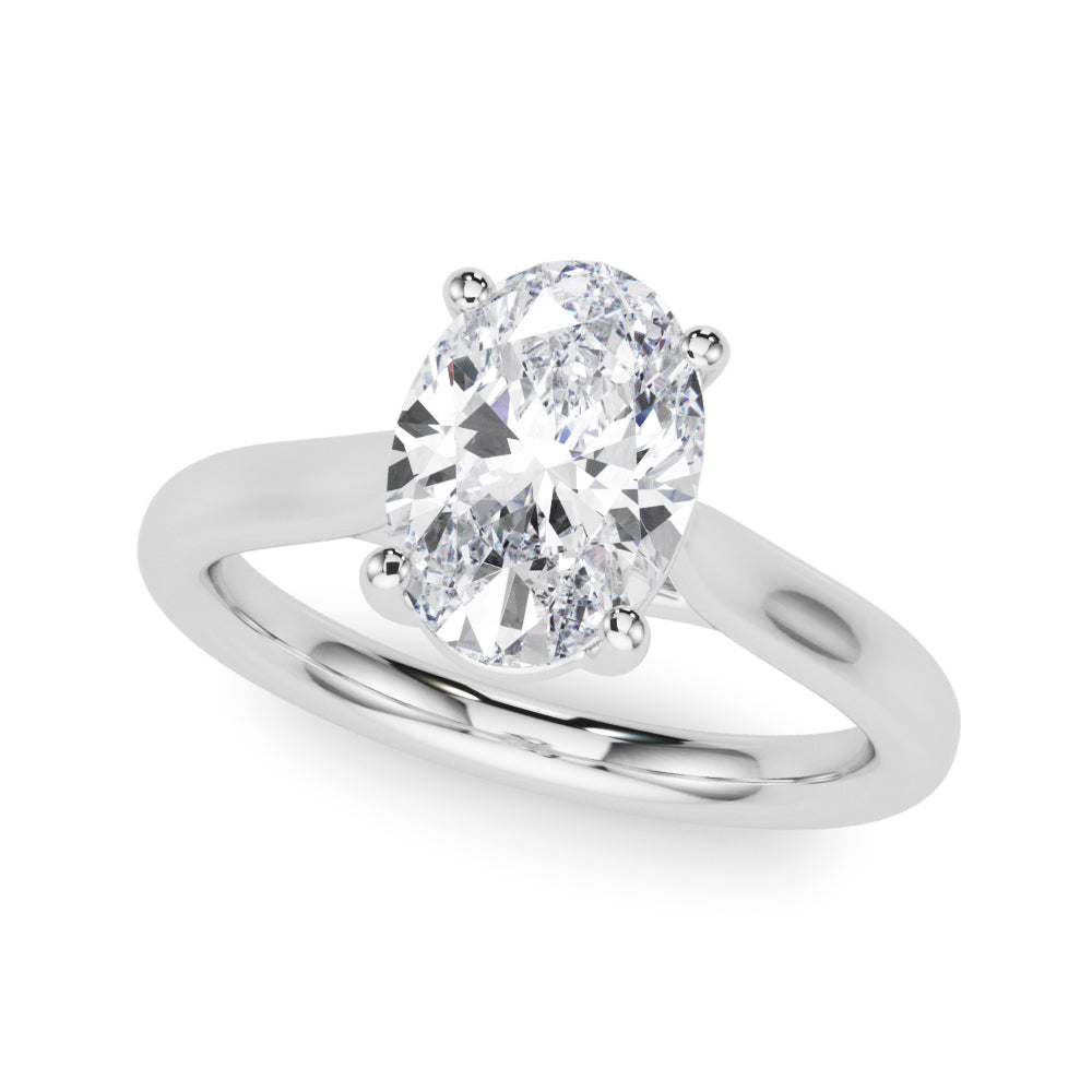 white gold, platinum | shape: oval