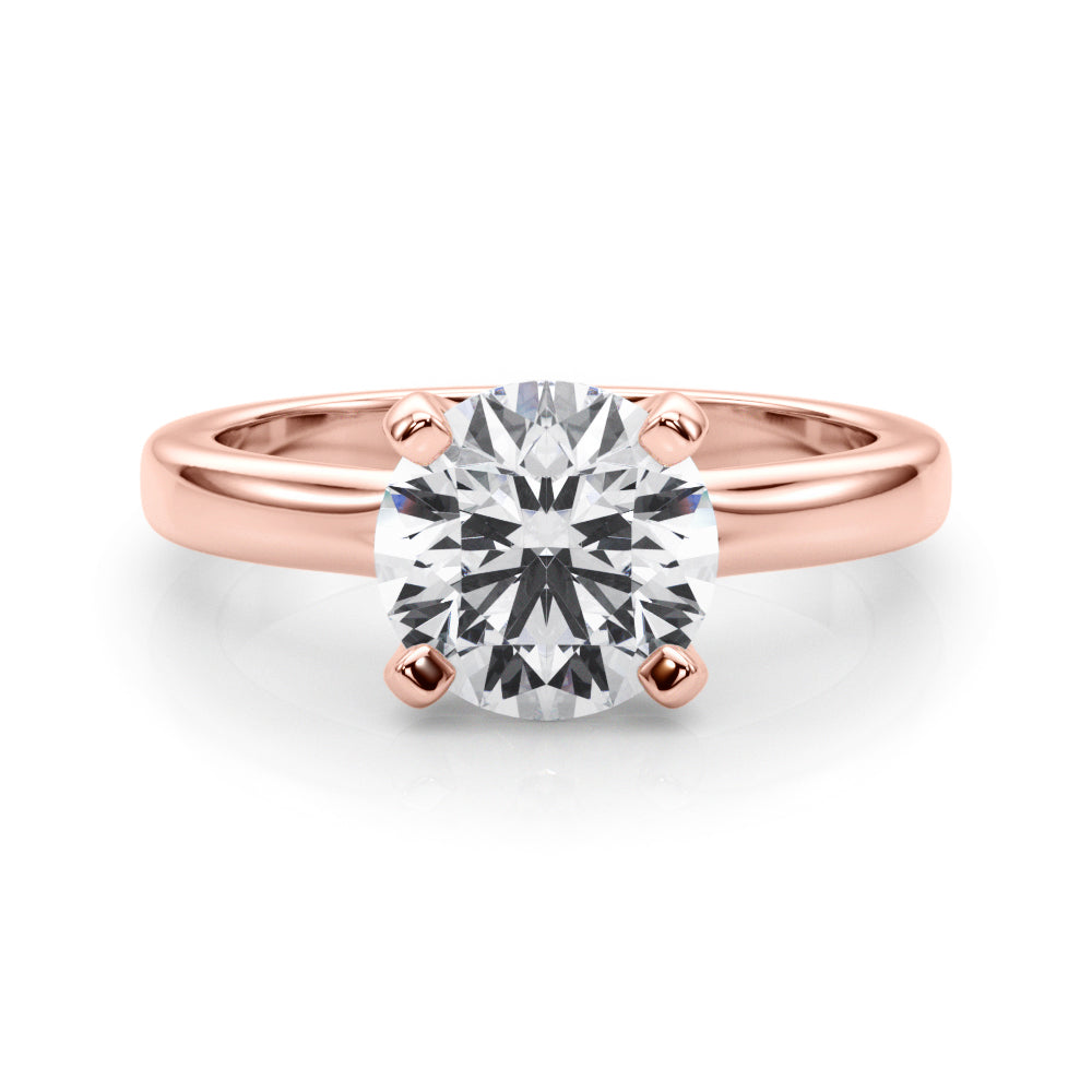 rose gold | shape: round