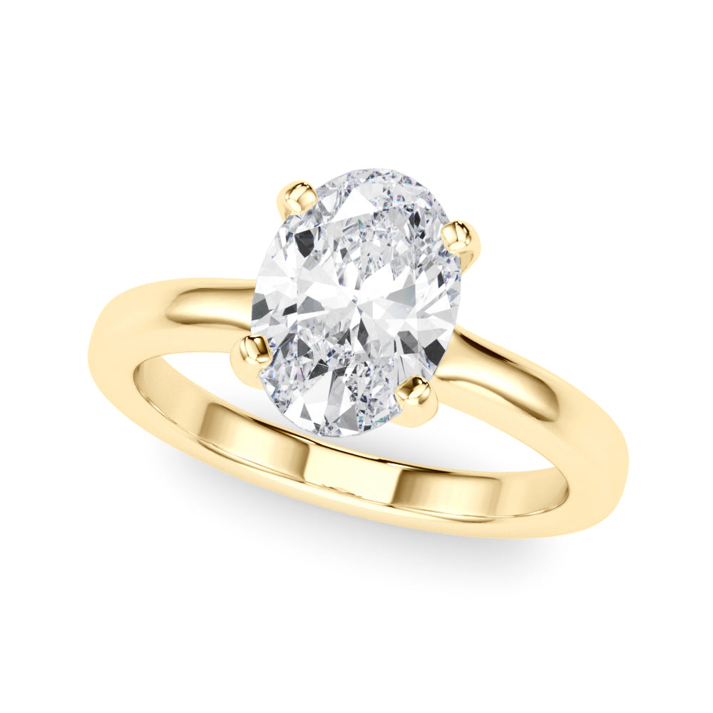 yellow gold | shape: oval