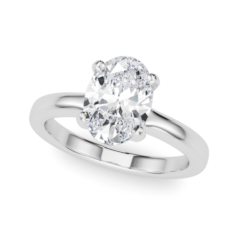 white gold, platinum | shape: oval