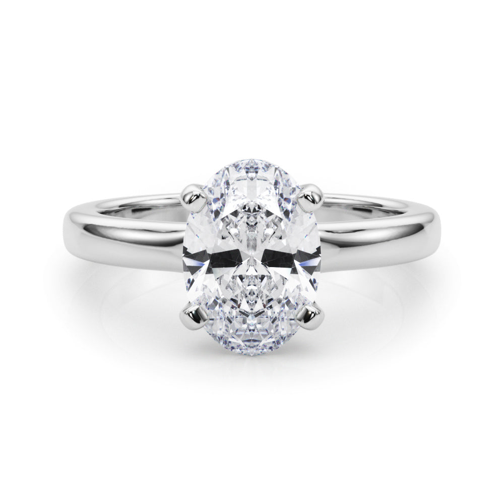 white gold, platinum | shape: oval
