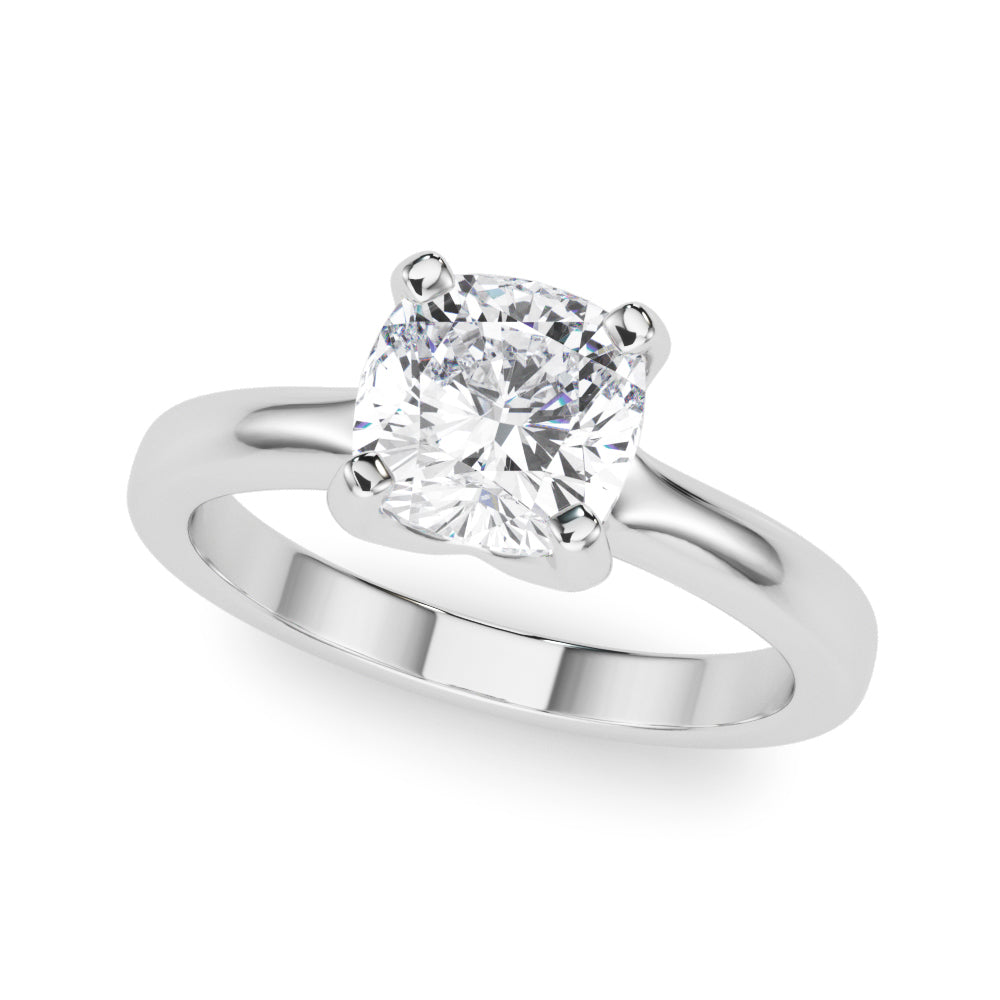 white gold, platinum | shape: cushion
