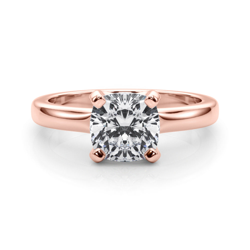 rose gold | shape: cushion