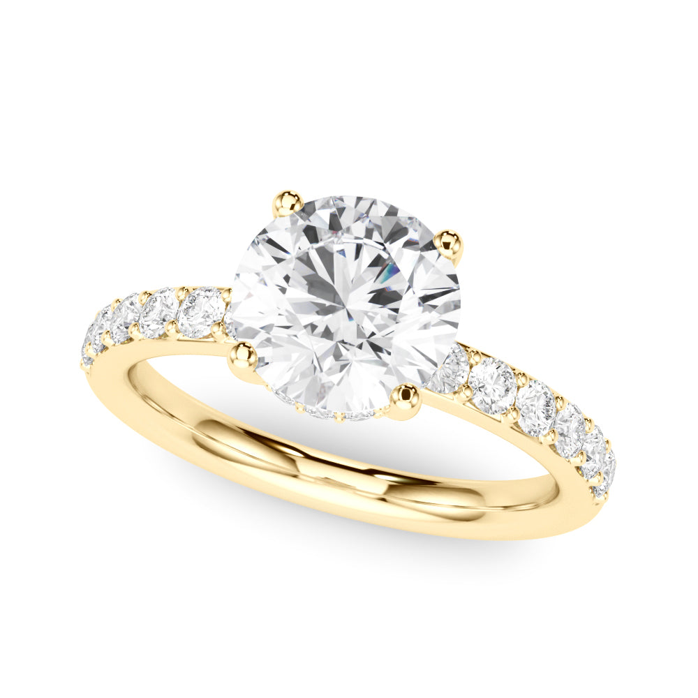 yellow gold | shape: round