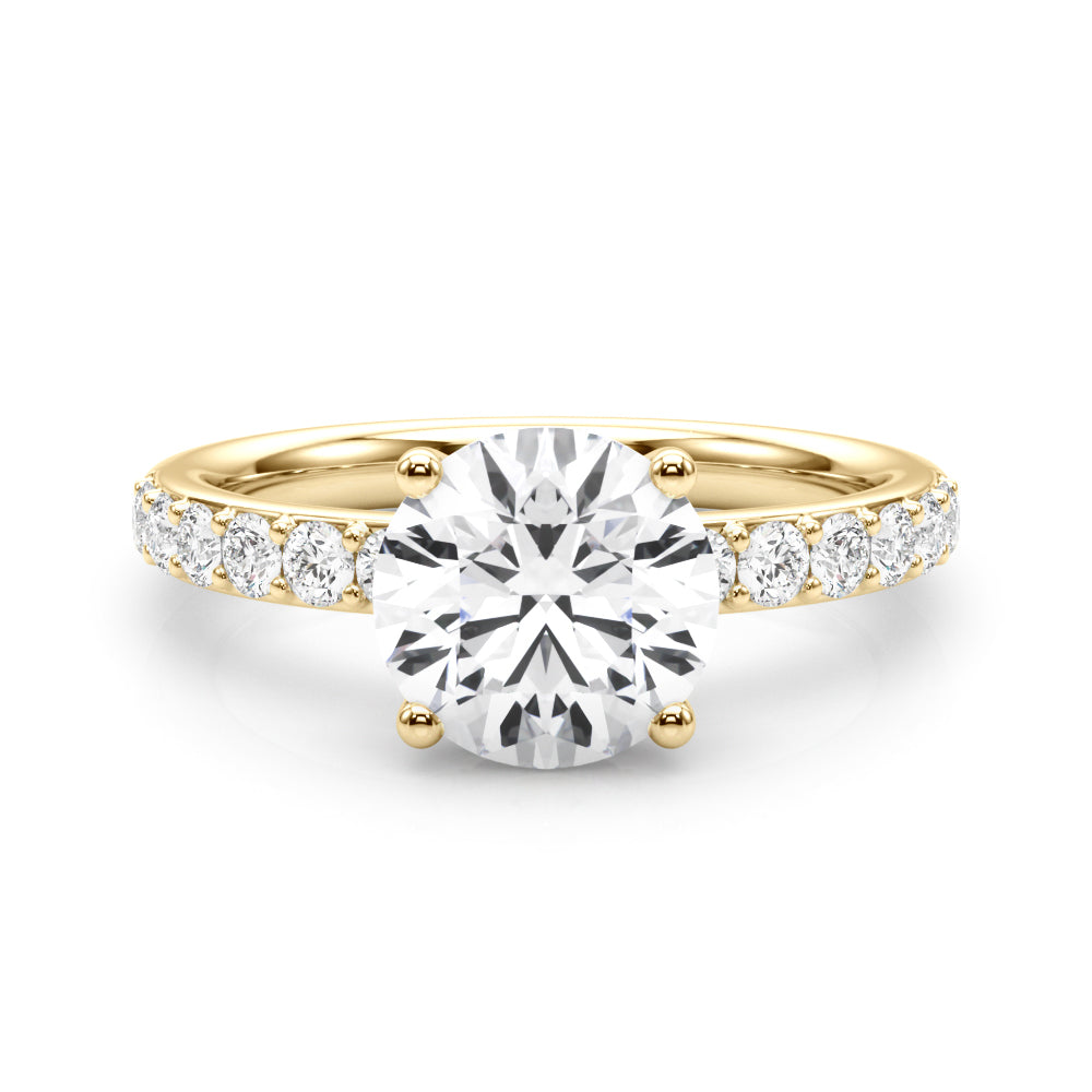 yellow gold | shape: round