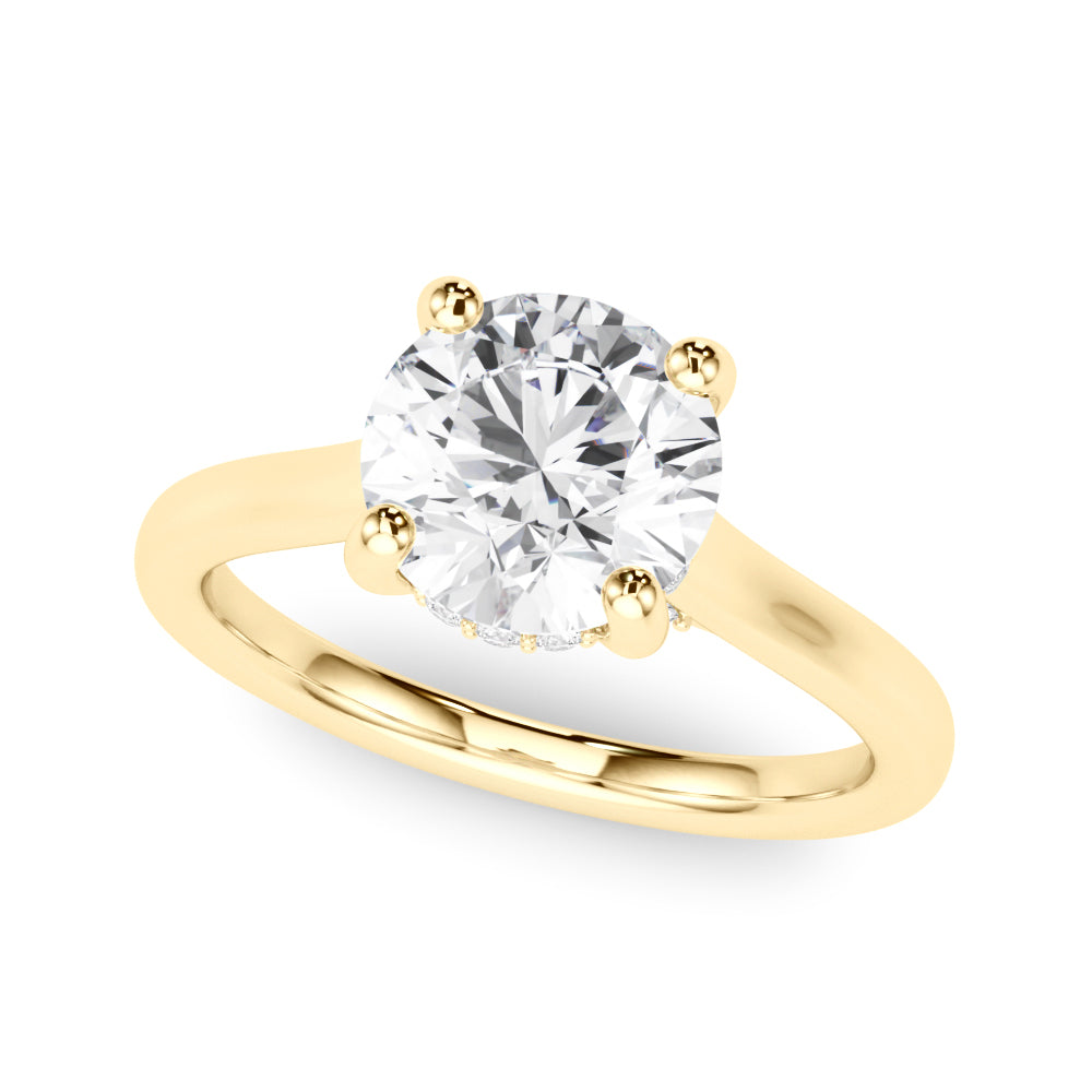 yellow gold | shape: round