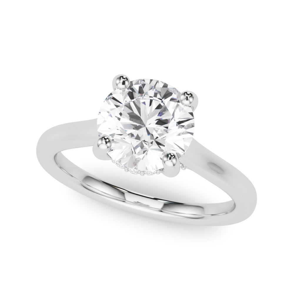 white gold, platinum | shape: round