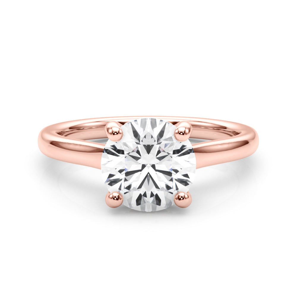 rose gold | shape: round