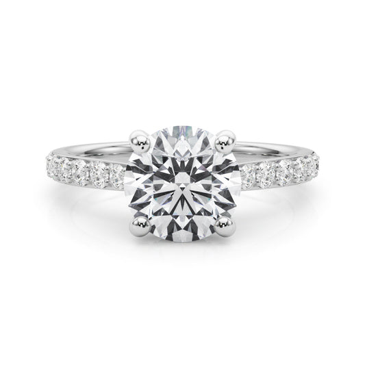 white gold, platinum | shape: round