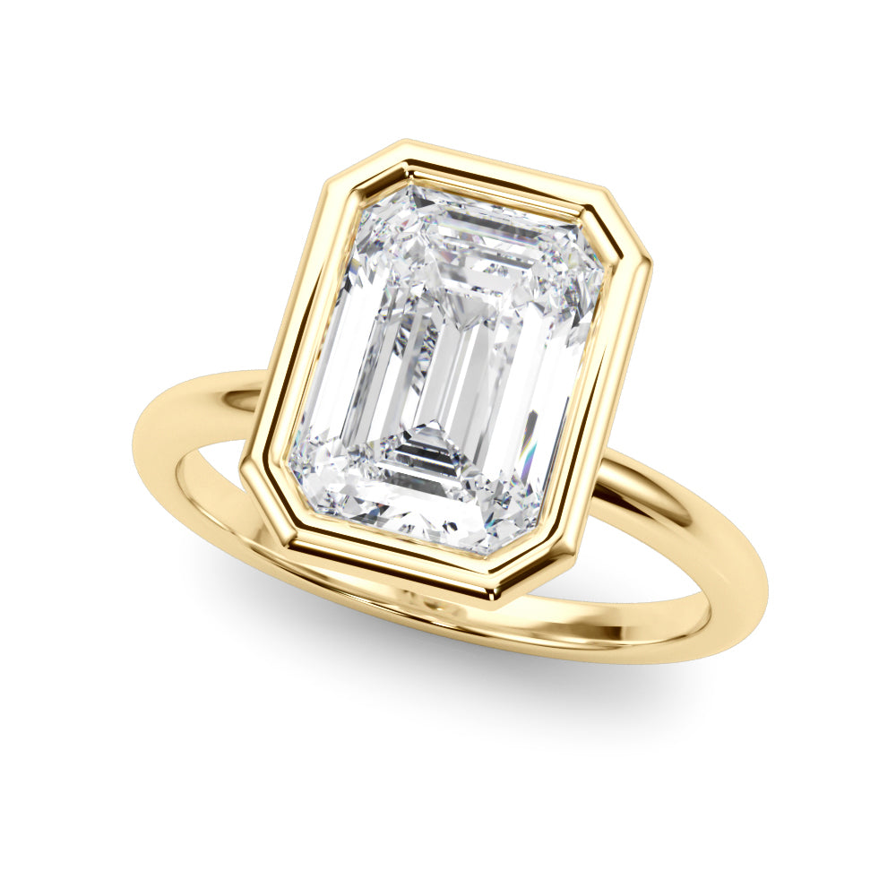 yellow gold | shape: emerald