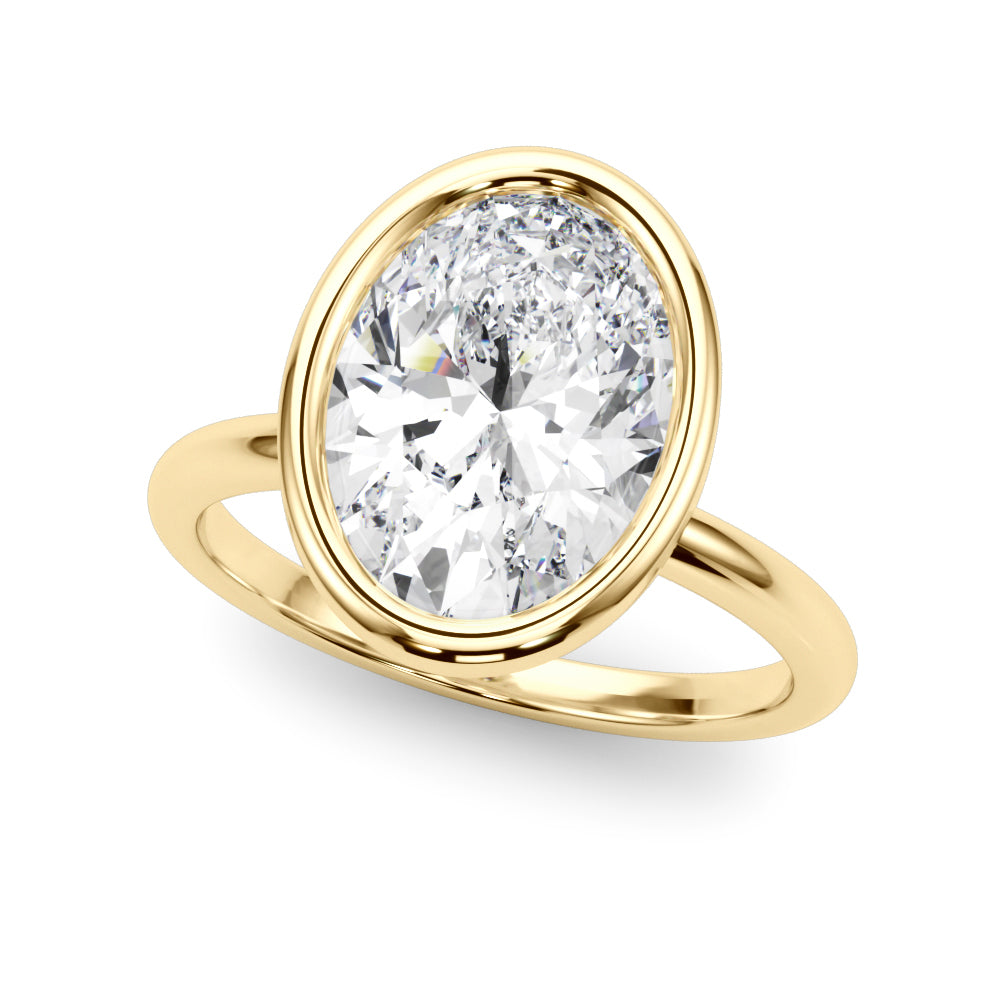 yellow gold | shape: oval