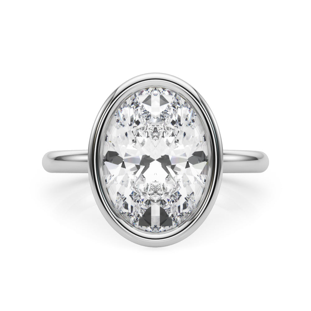 white gold, platinum | shape: oval