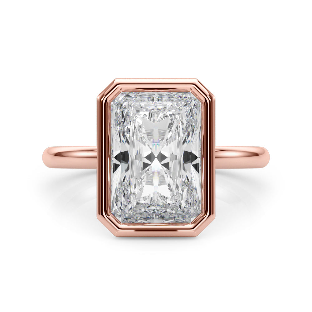 rose gold | shape: radiant