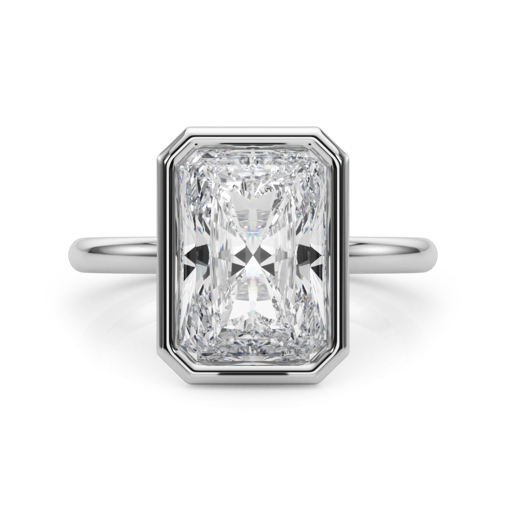 white gold, platinum | shape: radiant