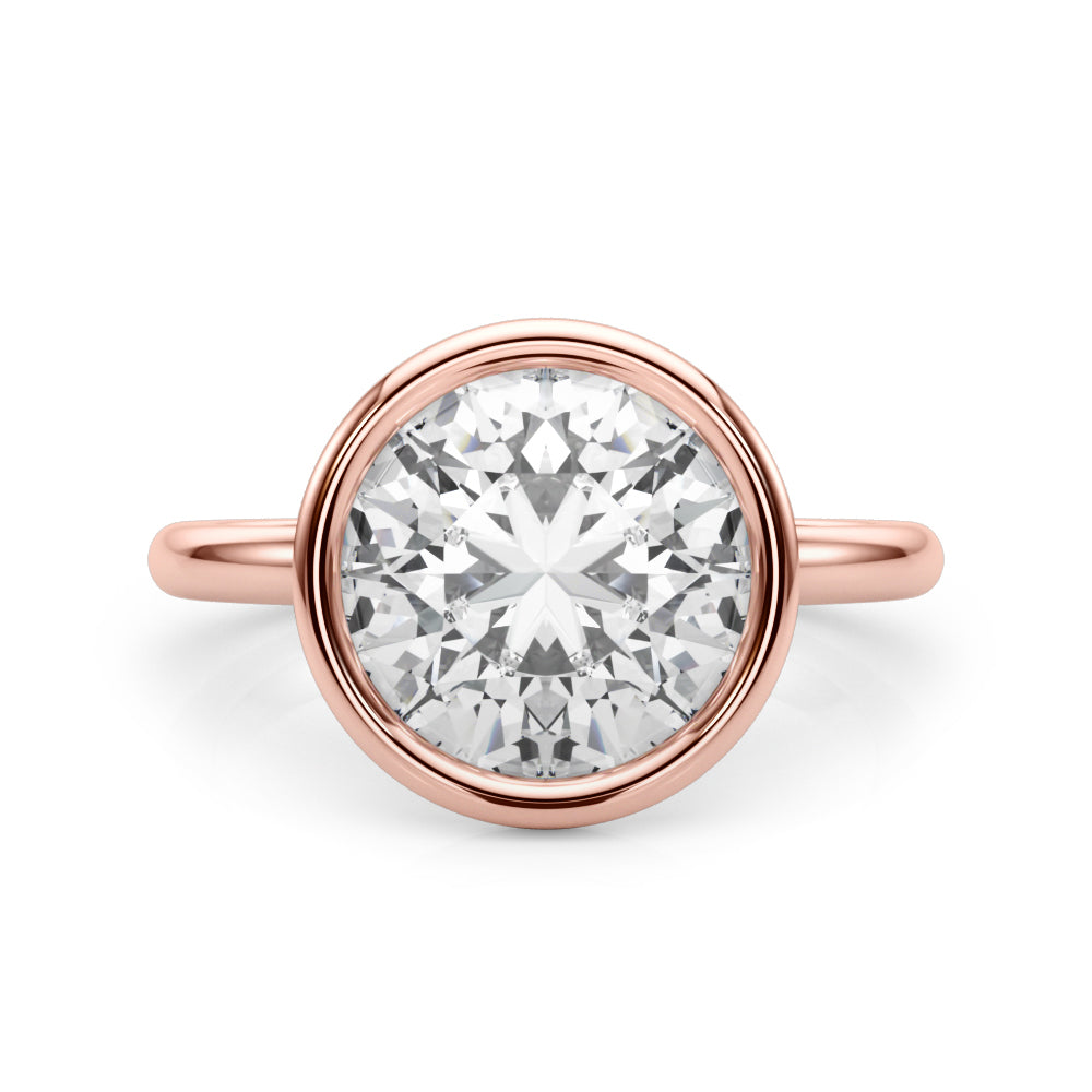 rose gold | shape: round