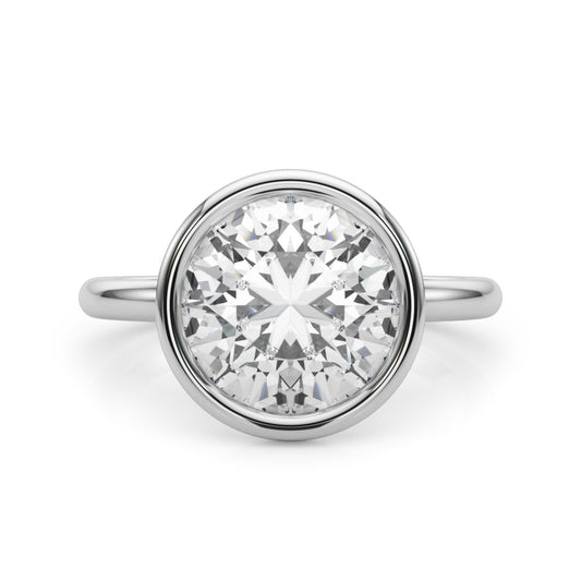 white gold, platinum | shape: round
