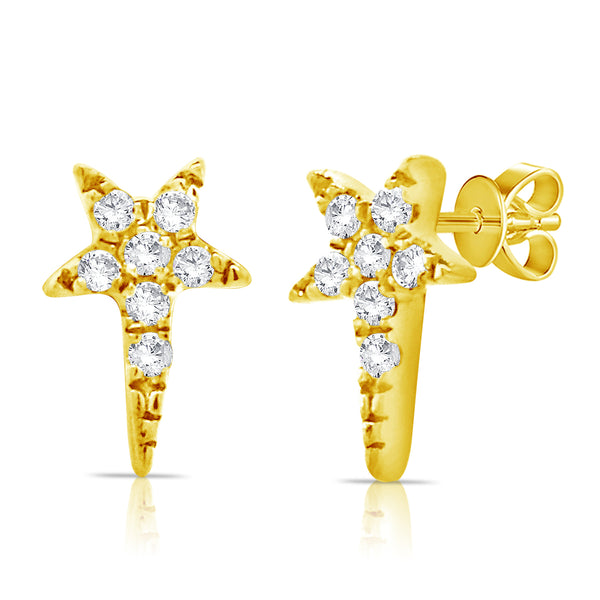 Trendy Zodiac Diamond Stud