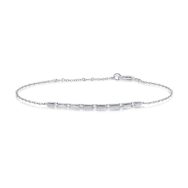 Unique Diamond Chain Bracelet