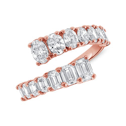 2.14ct Fashion Trends Open & Wrap Diamond Ring