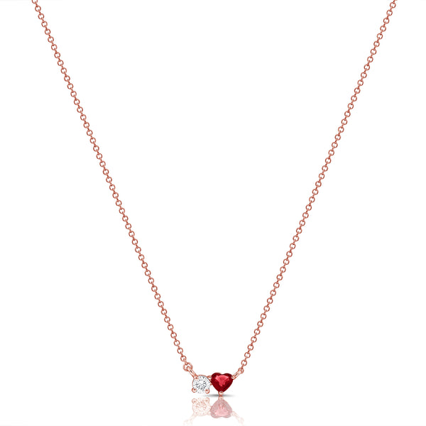 0.30ct Hearts & Love Pendant Necklace