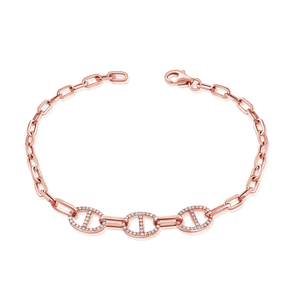 OKGs Collection Diamond Link Bracelet