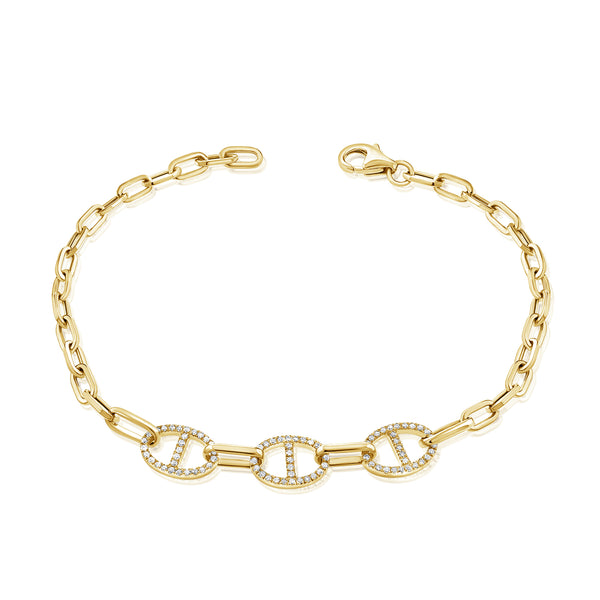 OKGs Collection Diamond Link Bracelet