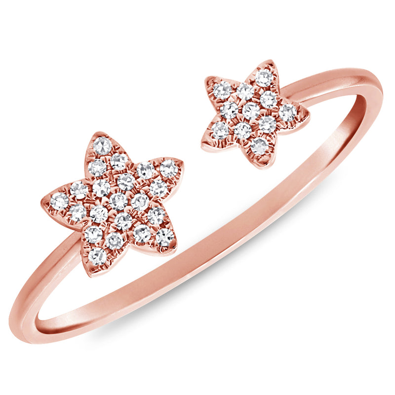 Diamond Star Wrap Ring