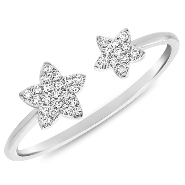 Diamond Star Wrap Ring