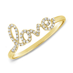 Diamond Love Ring