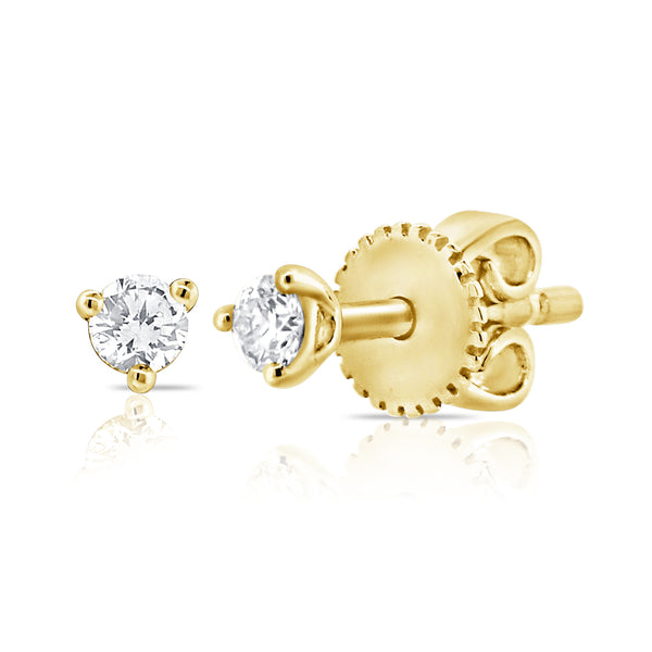 OKGs Collection 14K Classy Diamond Stud