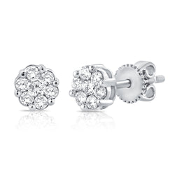 Diamond Illusion Stud Earrings