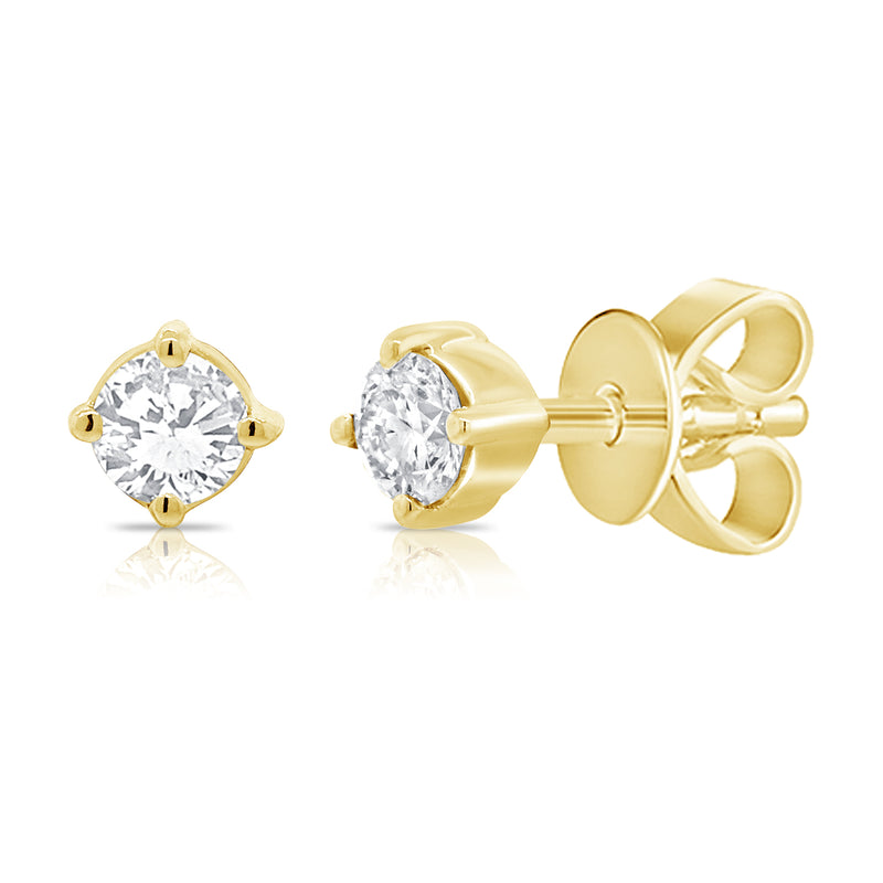 Classic Diamond Solitaire Studs