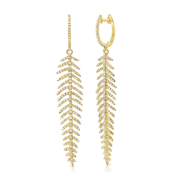 OKGs Collection 14K Diamond Drop Earring